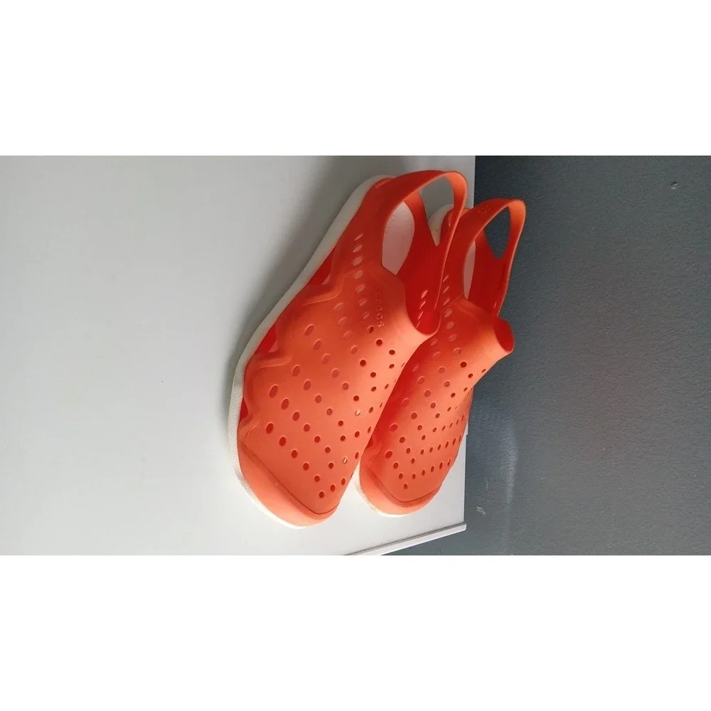 Orange Clogs Sandals Slip On Water Shoes Beach Pool Summer Comfort